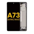 OLED Assembly With Frame For Samsung Galaxy A73 5G (A736 / 2022) (Refurbished) (Gray)