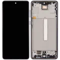 OLED Assembly With Frame For Samsung Galaxy A73 5G (A736 / 2022) (Refurbished) (Gray)