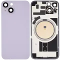 Back Glass With MagSafe Magnet For iPhone 14 (No Logo) (Aftermarket) (Purple)