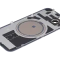 Back Glass With MagSafe Magnet For iPhone 14 (No Logo) (Aftermarket) (Purple)