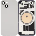 Back Glass With MagSafe Magnet For iPhone 14 (No Logo) (Aftermarket) (Starlight)