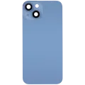 Back Glass w/ MagSafe Magnet For iPhone 14 (Aftermarket) (Blue) (No Logo)