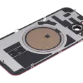 Back Glass w/ MagSafe Magnet For iPhone 14 (Aftermarket) (Red) (No Logo)