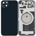 Back Glass w/ MagSafe Magnet For iPhone 14 Plus (Aftermarket) (Midnight) (No Logo)