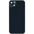 Back Glass w/ MagSafe Magnet For iPhone 14 Plus (Aftermarket) (Midnight) (No Logo)
