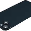 Back Glass w/ MagSafe Magnet For iPhone 14 Plus (Aftermarket) (Midnight) (No Logo)