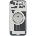Back Glass With MagSafe Magnet For iPhone 14 Plus (No Logo) (Aftermarket) (Purple)