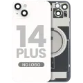Back Glass w/ MagSafe Magnet For iPhone 14 Plus (Aftermarket) (Starlight) (No Logo)