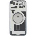 Back Glass w/ MagSafe Magnet For iPhone 14 Plus (Aftermarket) (Starlight) (No Logo)