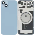Back Glass w/ MagSafe Magnet For iPhone 14 Plus (Aftermarket) (Blue) (No Logo)