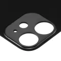 Back Glass With 3M Adhesive For iPhone 12 Mini (No Logo) (Large Camera Hole) (Black)