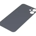 Back Glass With 3M Adhesive For iPhone 12 Mini (No Logo / Large Camera Hole) (White)