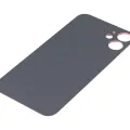 Back Glass With 3M Adhesive For iPhone 12 Mini (No Logo / Large Camera Hole) (Red)