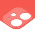 Back Glass With 3M Adhesive For iPhone 12 Mini (No Logo / Large Camera Hole) (Red)