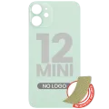 Back Glass With 3M Adhesive For iPhone 12 Mini (No Logo / Large Camera Hole) (Green)