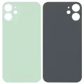 Back Glass With 3M Adhesive For iPhone 12 Mini (No Logo / Large Camera Hole) (Green)