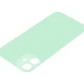Back Glass With 3M Adhesive For iPhone 12 Mini (No Logo / Large Camera Hole) (Green)