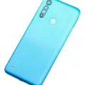Back cover Glass For Motorola Moto G8 Power Lite (XT2055 / 2020) (Arctic Blue)
