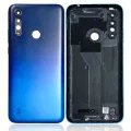 Back cover Glass For Motorola Moto G8 Power Lite (XT2055 / 2020) (Royal Blue)