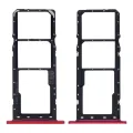 Dual Sim Card Tray For Motorola Moto G8 Power Lite (XT2055 / 2020) (Red)