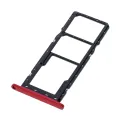 Dual Sim Card Tray For Motorola Moto G8 Power Lite (XT2055 / 2020) (Red)