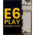 LCD Assembly With Frame For Motorola Moto E6 Play (XT2029 / 2019) (Refurbished) (All Colors)