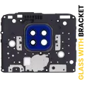 Back Camera Lens With Bracket For Motorola Moto G9 Play (XT2083 / 2020) (Blue)