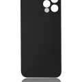 Back Glass With 3M Adhesive For iPhone 12 Pro (No Logo) (Large Camera Hole) (Graphite)