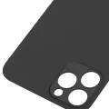 Back Glass With 3M Adhesive For iPhone 12 Pro (No Logo) (Large Camera Hole) (Graphite)