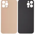 Back Glass With 3M Adhesive For iPhone 12 Pro (No Logo / Large Camera Hole) (Gold)