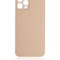 Back Glass With 3M Adhesive For iPhone 12 Pro (No Logo / Large Camera Hole) (Gold)