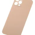 Back Glass With 3M Adhesive For iPhone 12 Pro (No Logo / Large Camera Hole) (Gold)