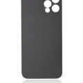 Back Glass With 3M Adhesive For iPhone 12 Pro (No Logo / Large Camera Hole) (Silver)