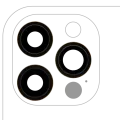 Back Camera Lens With Bracket & Bezel For iPhone 12 Pro (3 Piece Set) (Aftermarket Plus) (Gold)