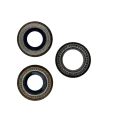Back Camera Lens With Bracket & Bezel For iPhone 12 Pro (3 Piece Set) (Aftermarket Plus) (Gold)