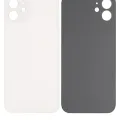 Back Glass With 3M Adhesive For iPhone 12 (No Logo) (Large Camera Hole) (White)
