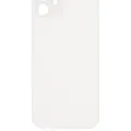 Back Glass With 3M Adhesive For iPhone 12 (No Logo) (Large Camera Hole) (White)