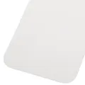 Back Glass With 3M Adhesive For iPhone 12 (No Logo) (Large Camera Hole) (White)
