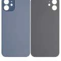 Back Glass With 3M Adhesive For iPhone 12 (No Logo / Large Camera Hole) (Blue)