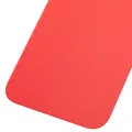 Back Glass With 3M Adhesive For iPhone 12 (No Logo / Large Camera Hole) (Red)