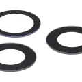 Back Camera Lens (Glass Only) With Adhesive For iPhone 12 Pro (3 Piece Set) (Aftermarket Plus) (10 Pack)