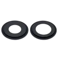 Back Camera Lens With Bracket & Bezel For iPhone 12 / 12 Mini (Aftermarket Plus) (Black) (10 Pack)