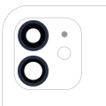 Back Camera Lens With Bracket & Bezel For iPhone 12 / 12 Mini (Aftermarket Plus) (Blue) (10 Pack)