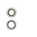 Back Camera Lens With Bracket & Bezel For iPhone 12 / 12 Mini (Aftermarket Plus) (Green) (10 Pack)