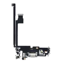 Charging Port Flex Cable For iPhone 12 Pro Max (Premium) (Silver)