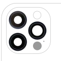 Back Camera Lens With Bracket & Bezel For iPhone 12 Pro (3 Piece Set) (Real Sapphire) (Premium) (Pacific Blue)