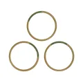 Back Camera Lens (Glass Only) With Adhesive For iPhone 12 Pro Max (3 Piece Set) (Aftermarket Plus)