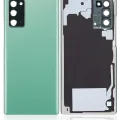 Back Cover Glass With Camera Lens For Samsung Galaxy Note 20 5G (No Logo) (Aftermarket Plus) (Mystic Green)