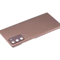 Back Cover Glass With Camera Lens For Samsung Galaxy Note 20 5G (No Logo) (Aftermarket Plus) (Mystic Bronze)
