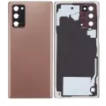 Back Cover Glass With Camera Lens For Samsung Galaxy Note 20 5G (No Logo) (Aftermarket Plus) (Mystic Bronze)